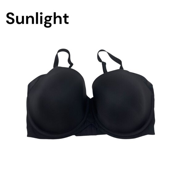 Wacoal Womens Black Full Coverage Tshirt Bra Size US 38G Mesh Fabric Comfort - Picture 1 of 14